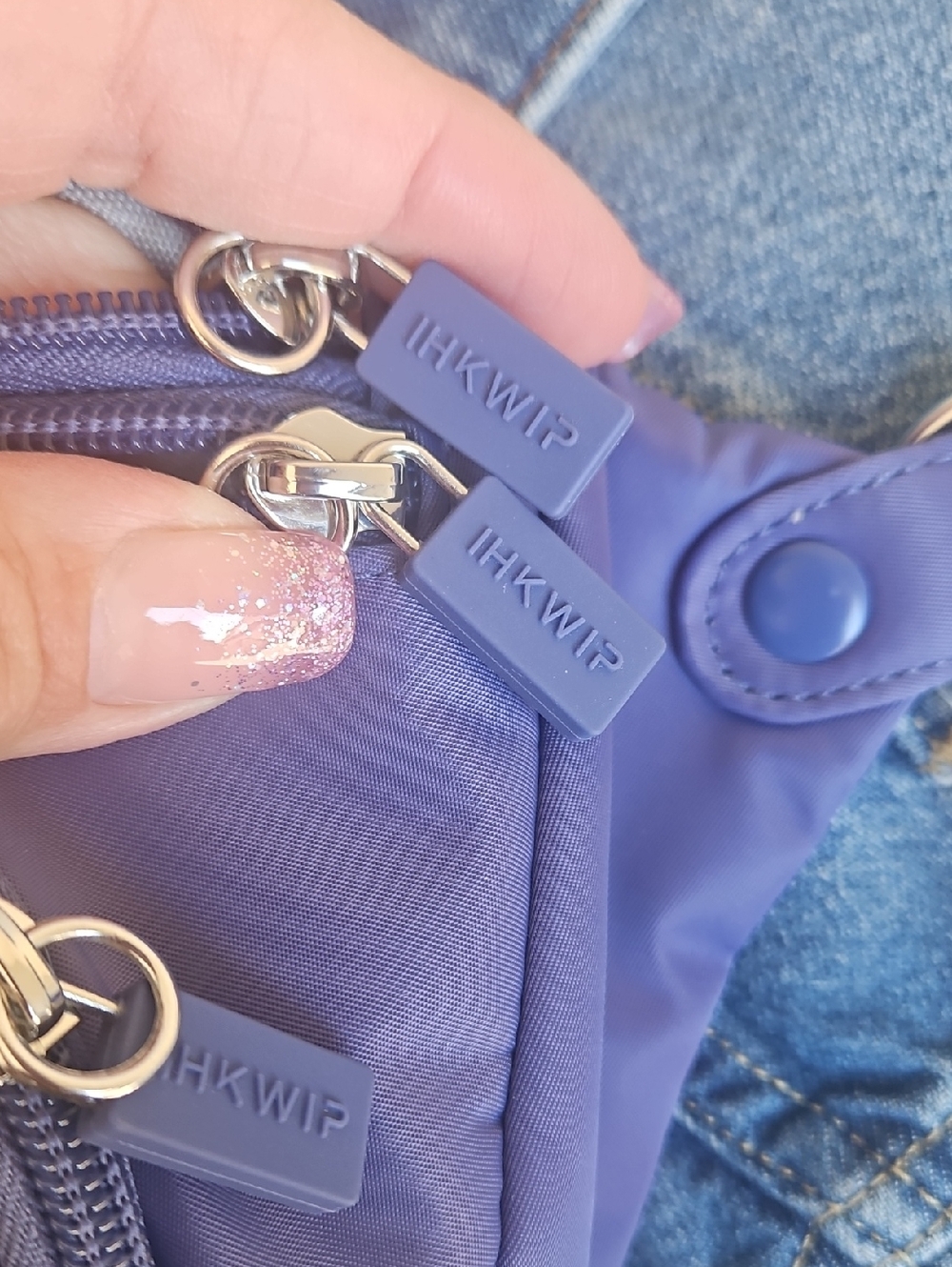 IHKWIP Confidence Anti Theft Sling Crossbody Marlin Blue - Picture 9 of 13